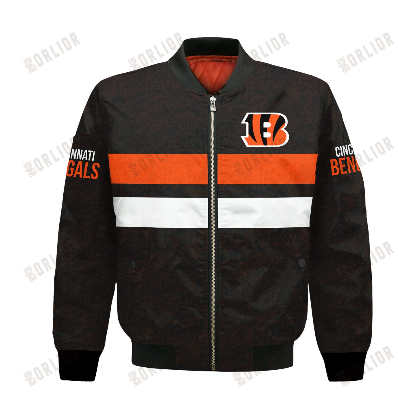 Cincinnati Bengals Football Team 2024 -25 Super Durable Bomber Jacket