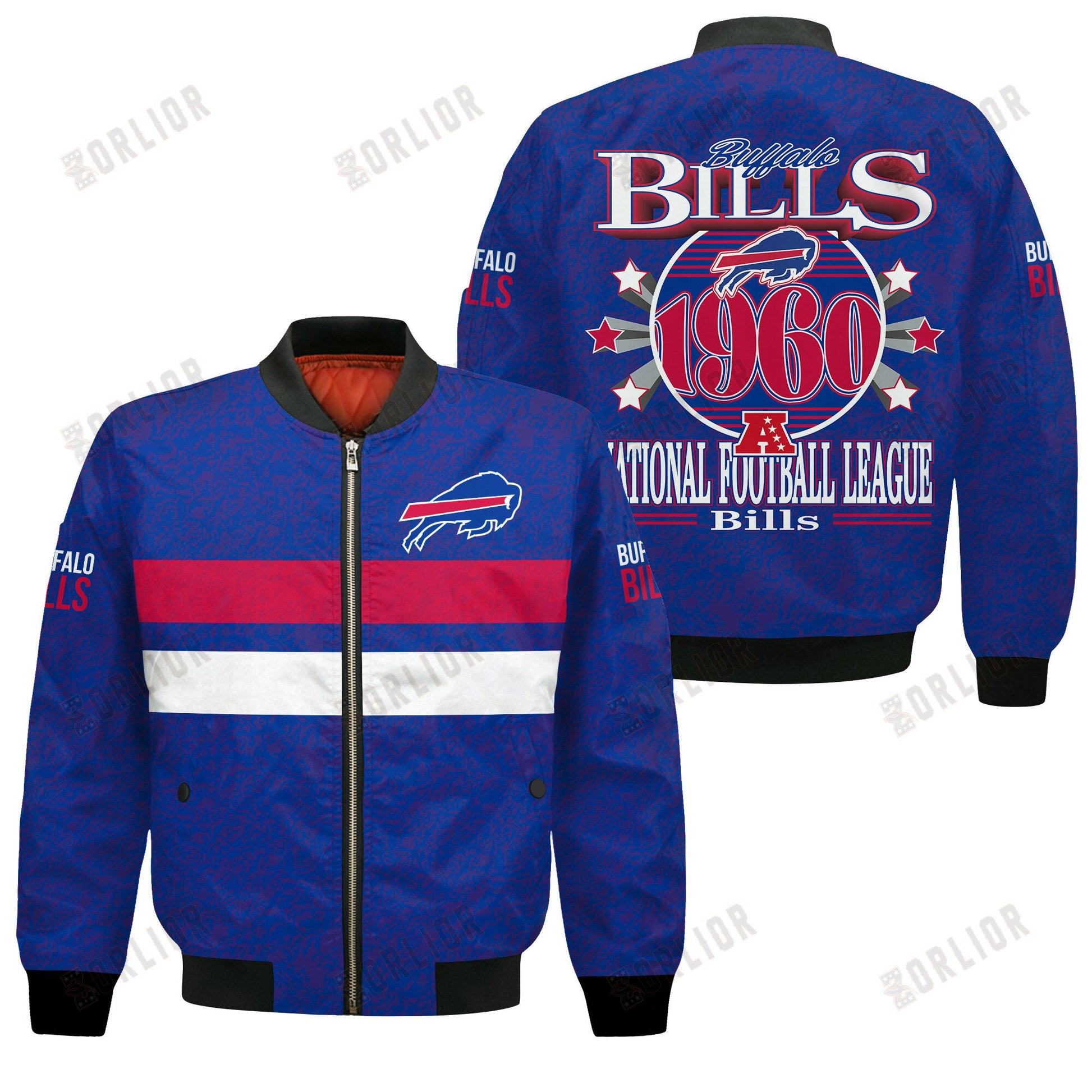Buffalo Bills Football Team 2024 -25 Super Durable Bomber Jacket