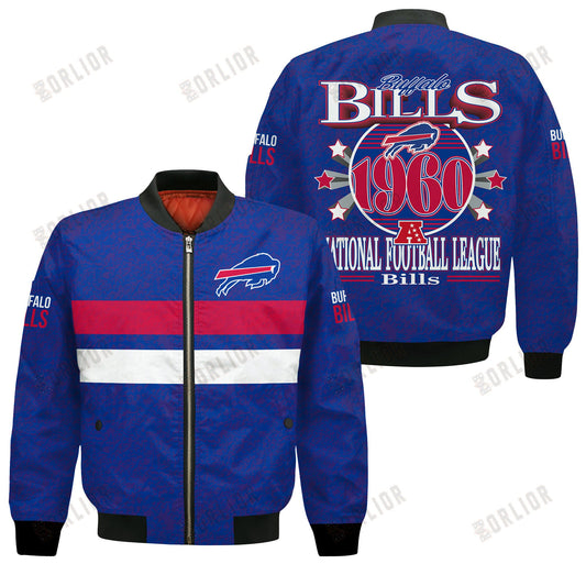 Buffalo Bills Football Team 2024 -25 Super Durable Bomber Jacket