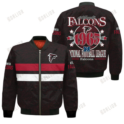 Atlanta Falcons Football Team 2024 -25 Super Durable Bomber Jacket