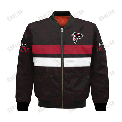Atlanta Falcons Football Team 2024 -25 Super Durable Bomber Jacket