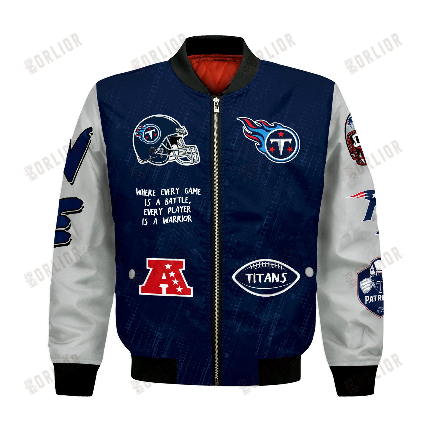 Tennessee Titans National Football League Conquer Every Field Bomber Jacket
