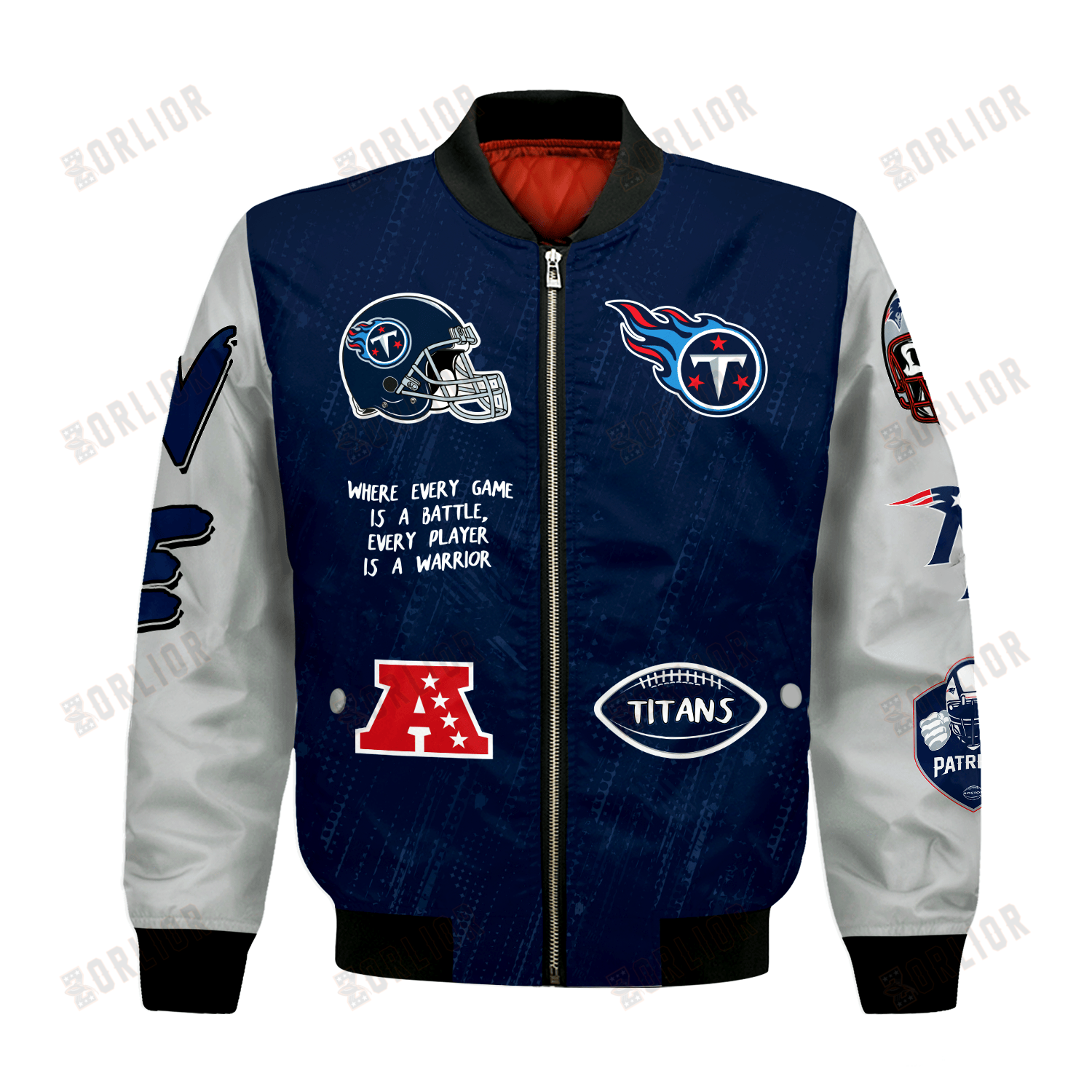 Tennessee Titans National Football League Conquer Every Field Bomber Jacket