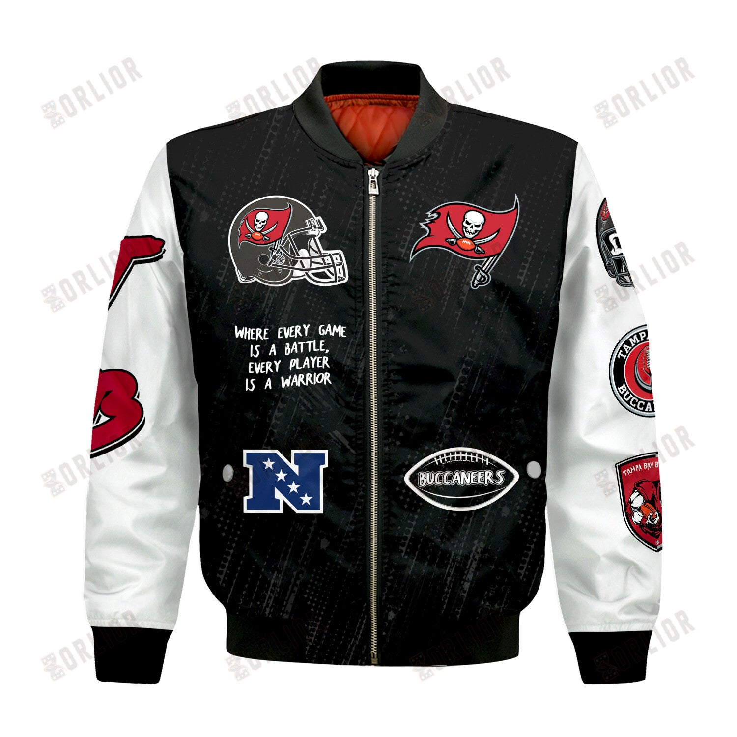 Tampa Bay Buccaneers National Football League Conquer Every Field Bomber Jacket