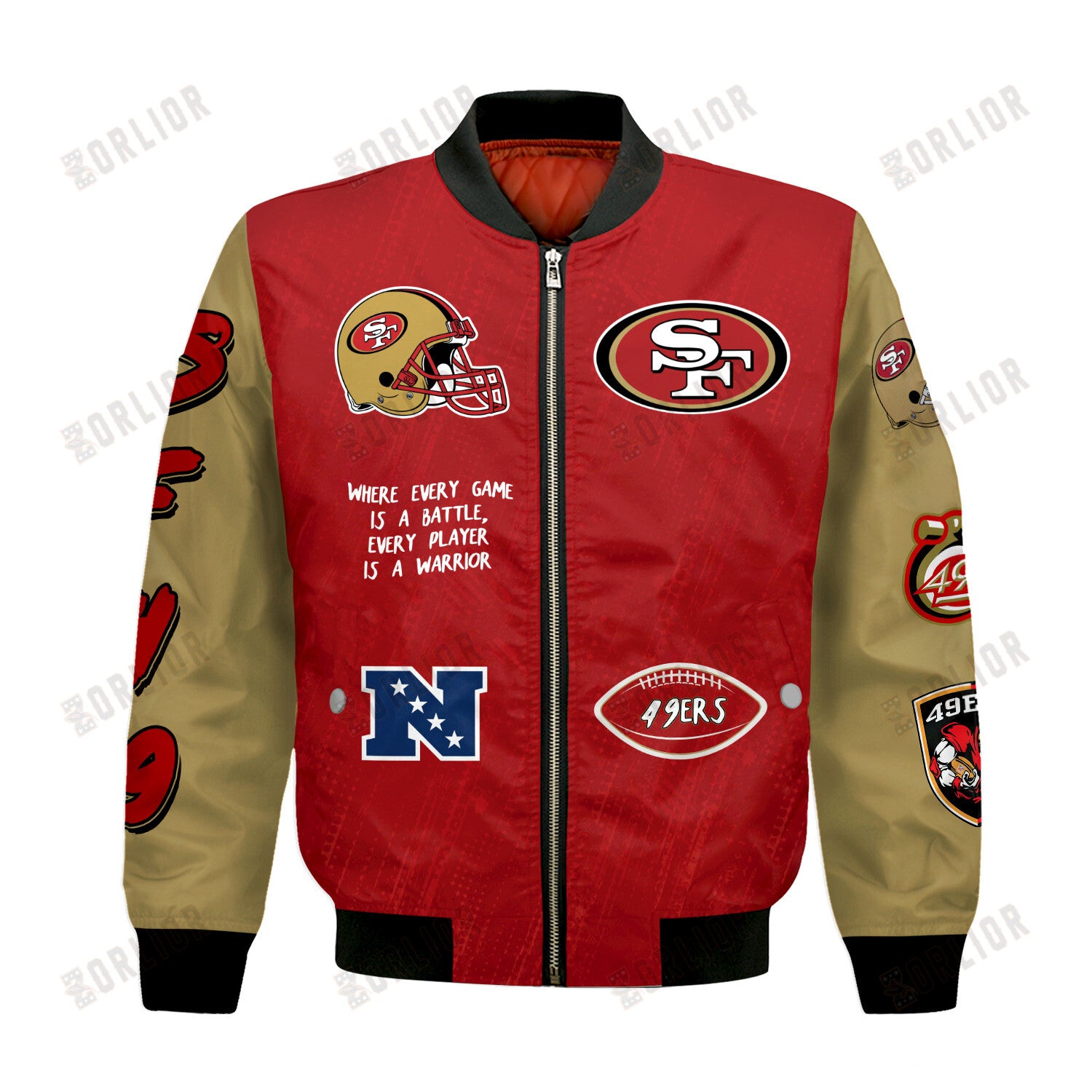 San Francisco 49ers National Football League Conquer Every Field Bomber Jacket