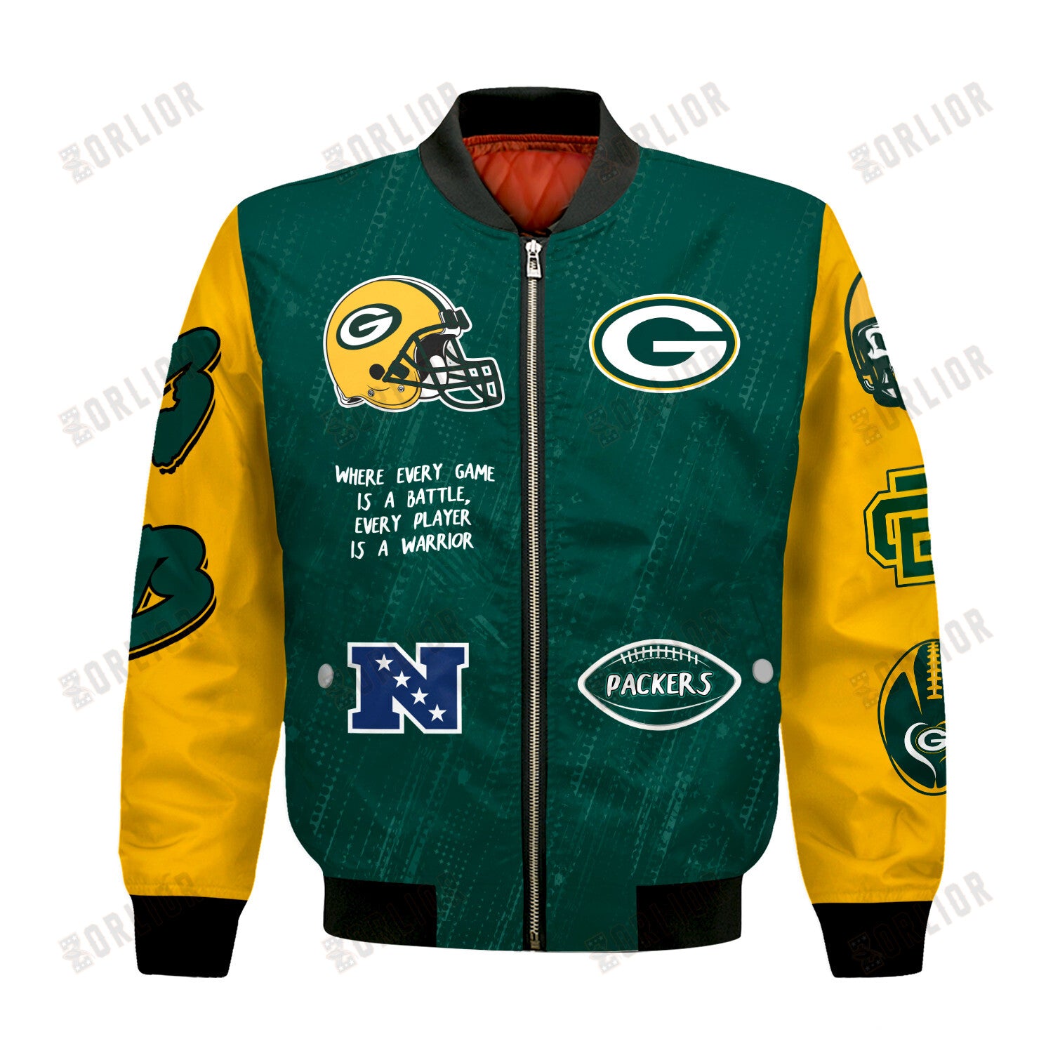 Green Bay Packers National Football League Conquer Every Field Bomber Jacket