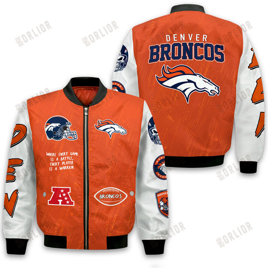 Denver Broncos National Football League Conquer Every Field Bomber Jacket
