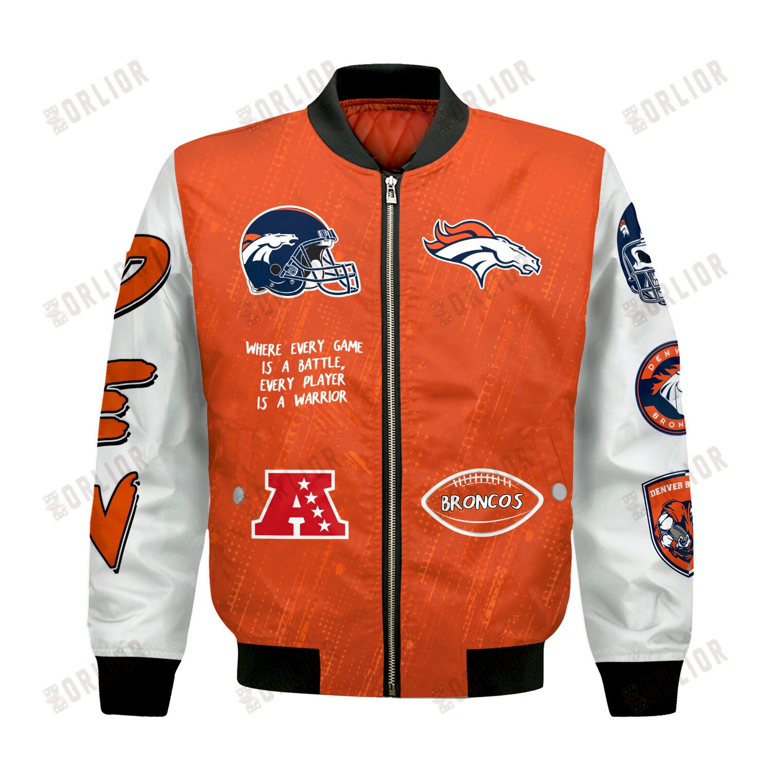 Denver Broncos National Football League Conquer Every Field Bomber Jacket