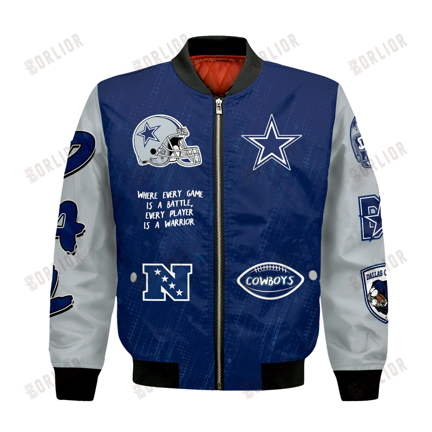 Dallas Cowboys National Football League Conquer Every Field Bomber Jacket