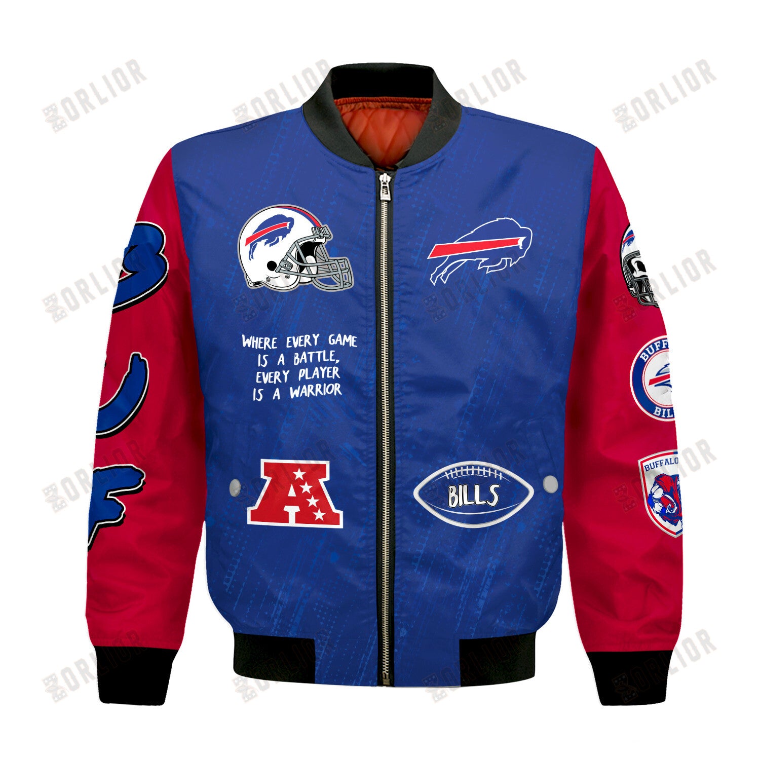 Buffalo Bills National Football League Conquer Every Field Bomber Jacket