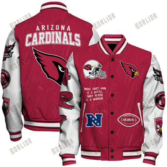 Arizona Cardinals National Football League Conquer Every Field Unisex Varsity Jacket