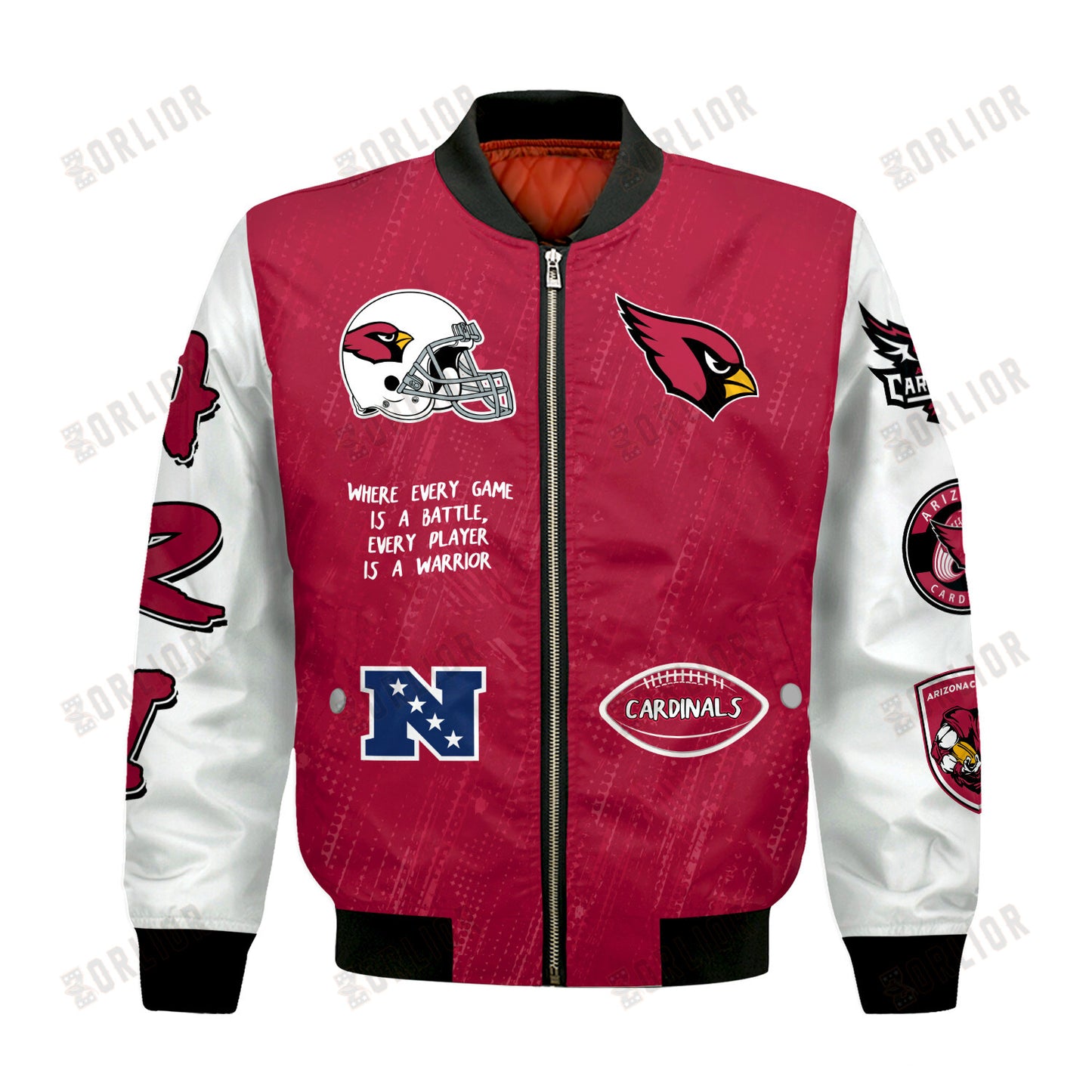 Arizona Cardinals National Football League Conquer Every Field Bomber Jacket