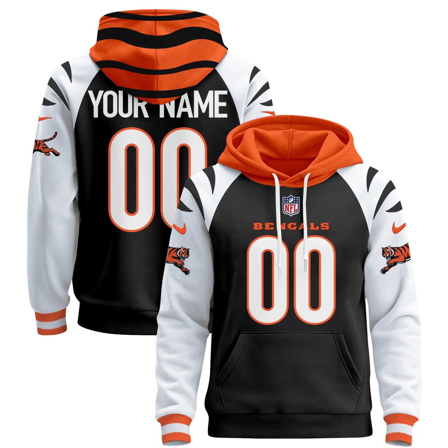 Cincinnati Bengals 2024 Custom Pullover Hoodie