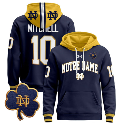 Notre Dame Fighting Irish 2024 Pullover Hoodie V2 - All Stitched