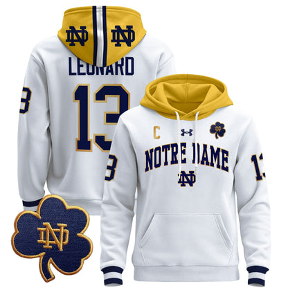 Notre Dame Fighting Irish 2024 Pullover Hoodie V2 - All Stitched