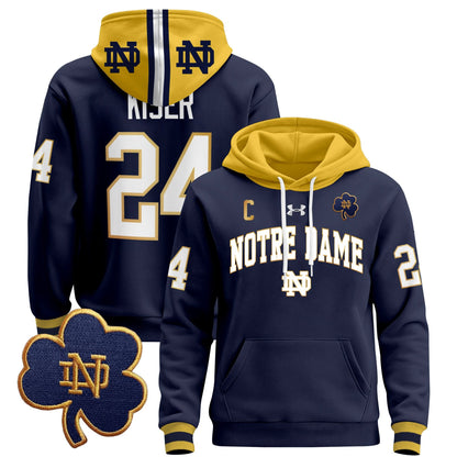 Notre Dame Fighting Irish 2024 Pullover Hoodie V2 - All Stitched