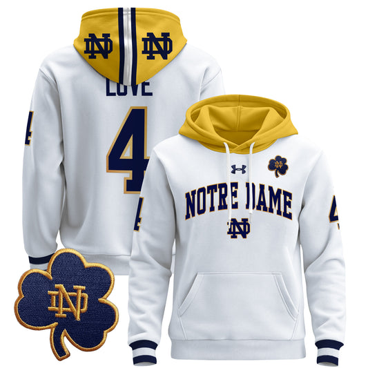 Notre Dame Fighting Irish 2024 Pullover Hoodie V2 - All Stitched