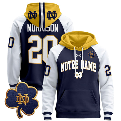 Notre Dame Fighting Irish 2024 Pullover Hoodie V2 - All Stitched