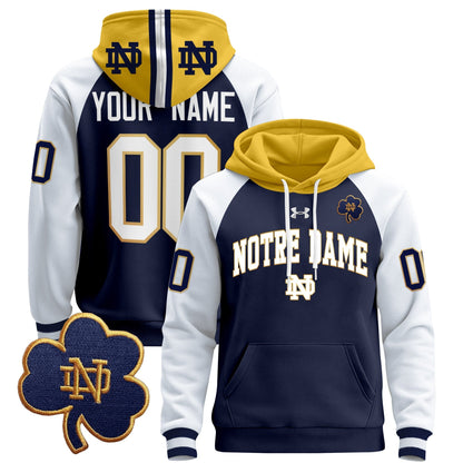 Notre Dame Fighting Irish 2024 Custom Pullover Hoodie V2