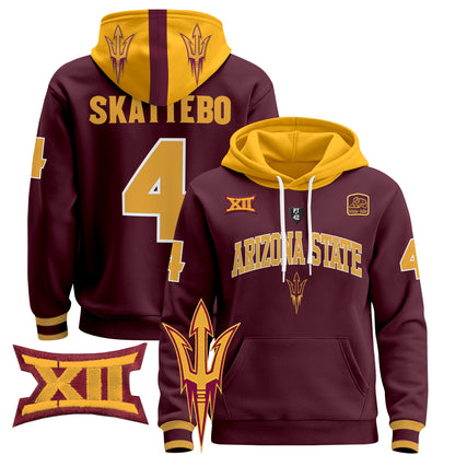 Arizona State Sun Devils 2024 Pullover Hoodie V2 - All Stitched