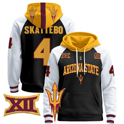 Arizona State Sun Devils 2024 Pullover Hoodie V2 - All Stitched