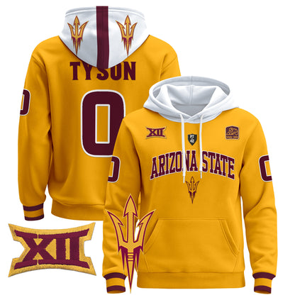 Arizona State Sun Devils 2024 Pullover Hoodie V2 - All Stitched