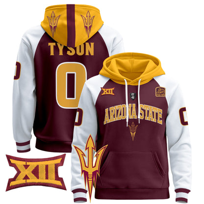 Arizona State Sun Devils 2024 Pullover Hoodie V2 - All Stitched