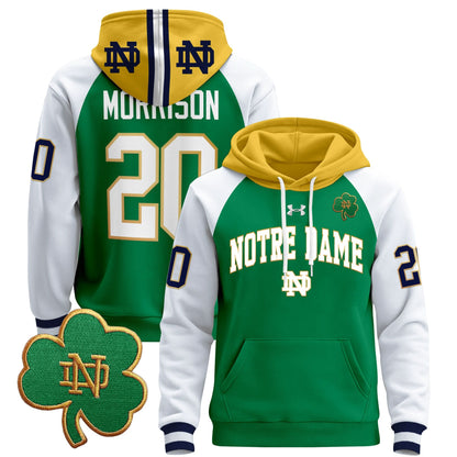 Notre Dame Fighting Irish 2024 Pullover Hoodie V2 - All Stitched
