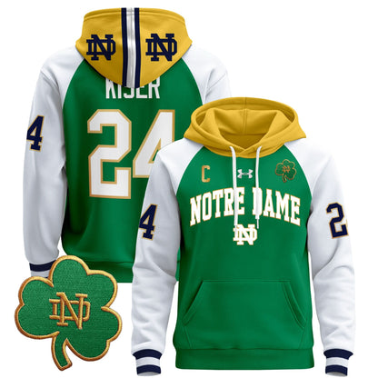 Notre Dame Fighting Irish 2024 Pullover Hoodie V2 - All Stitched