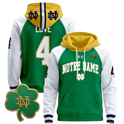 Notre Dame Fighting Irish 2024 Pullover Hoodie V2 - All Stitched