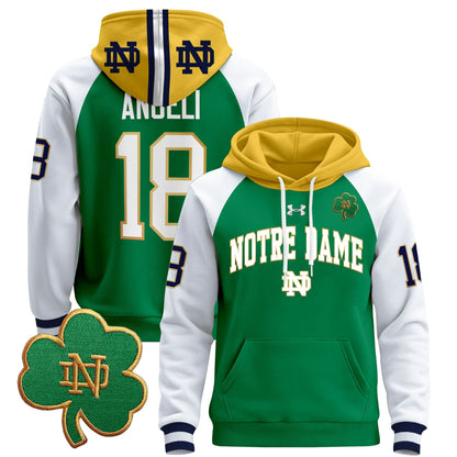 Notre Dame Fighting Irish 2024 Pullover Hoodie V2 - All Stitched
