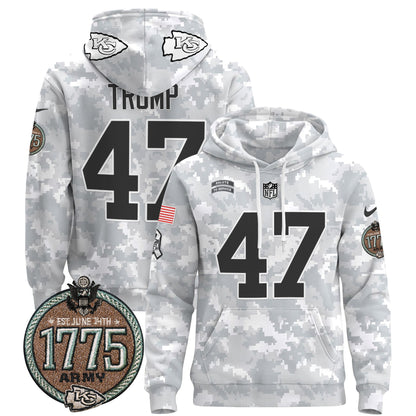 Chiefs 2024 Salute to Service Establishment Year Patch Pullover Hoodie