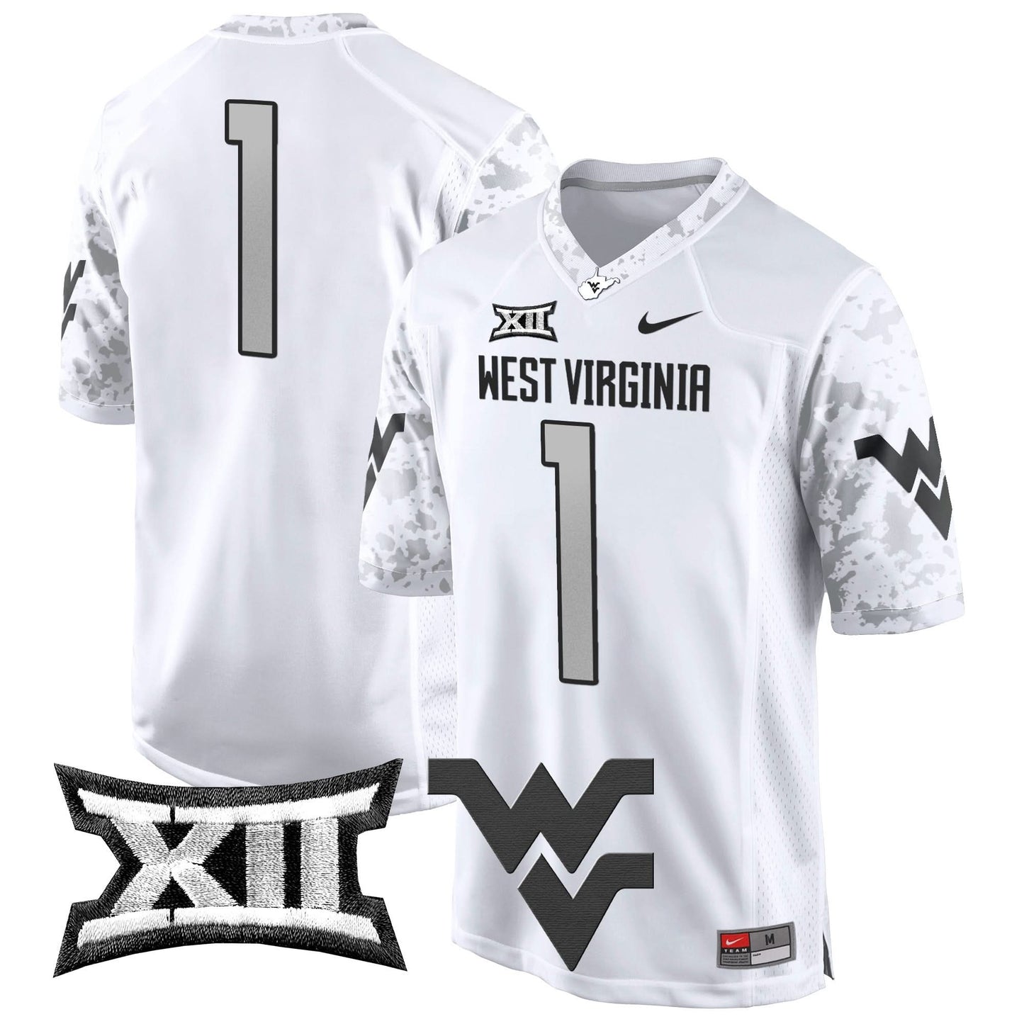 West Virginia Mountaineers 2024 Game Jersey - All Stitched