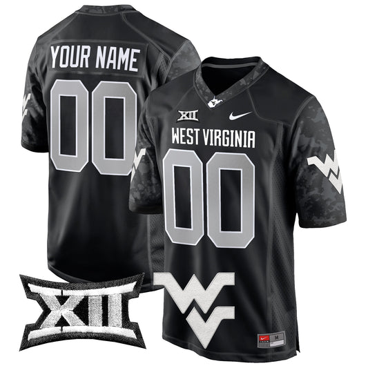 West Virginia Mountaineers 2024 Game Custom Jersey - All Stitched