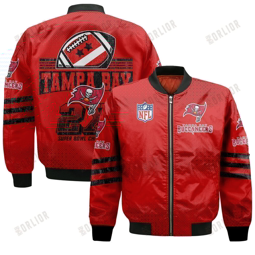 Tampa Bay Buccaneers Football Team Proud Of Every Championship Win Bomber Jacket