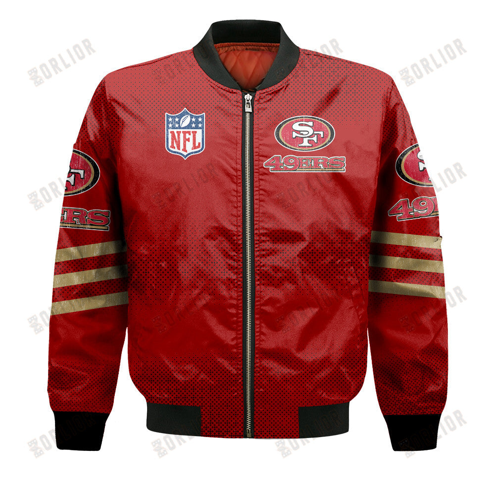 San Francisco 49ers Football Team Proud Of Every Championship Win Bomber Jacket