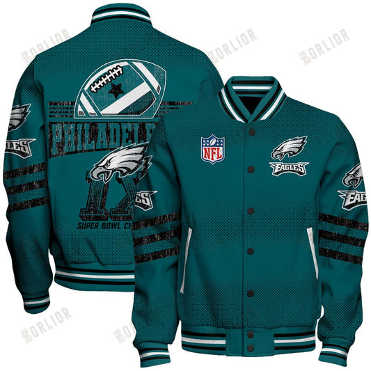 Philadelphia Eagles Football Team Proud Of Every Championship Win Unisex Varsity Jacket