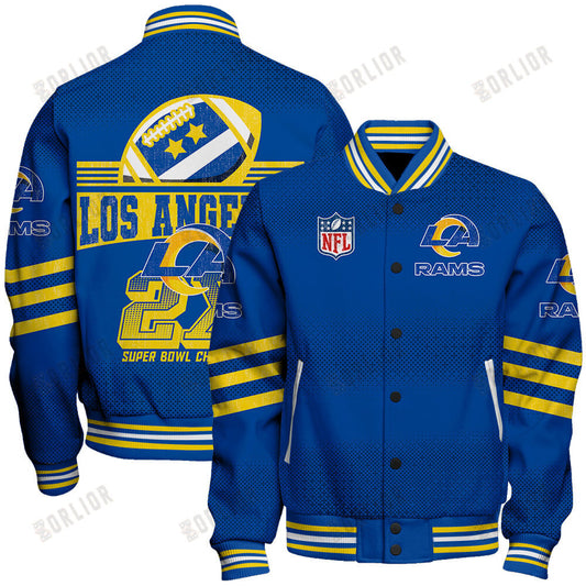 Los Angeles Rams Football Team Proud Of Every Championship Win Unisex Varsity Jacket