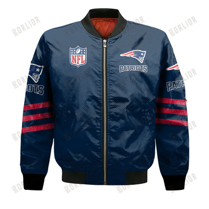 New England Patriots Football Team Proud Of Every Championship Win Bomber Jacket
