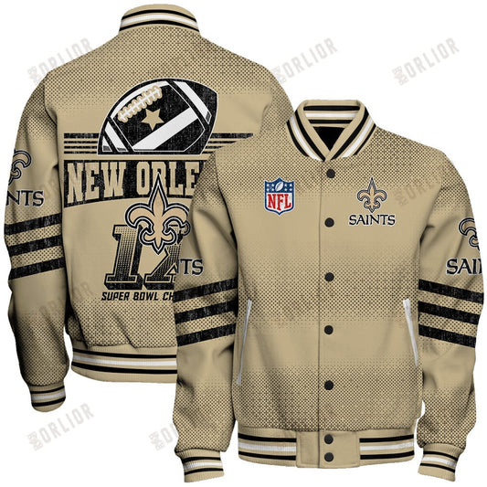 New Orleans Saints Football Team Proud Of Every Championship Win Unisex Varsity Jacket