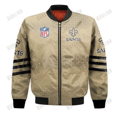 New Orleans Saints Football Team Proud Of Every Championship Win Bomber Jacket