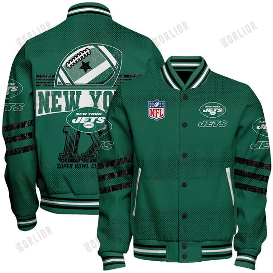 New York Jets Football Team Proud Of Every Championship Win Unisex Varsity Jacket