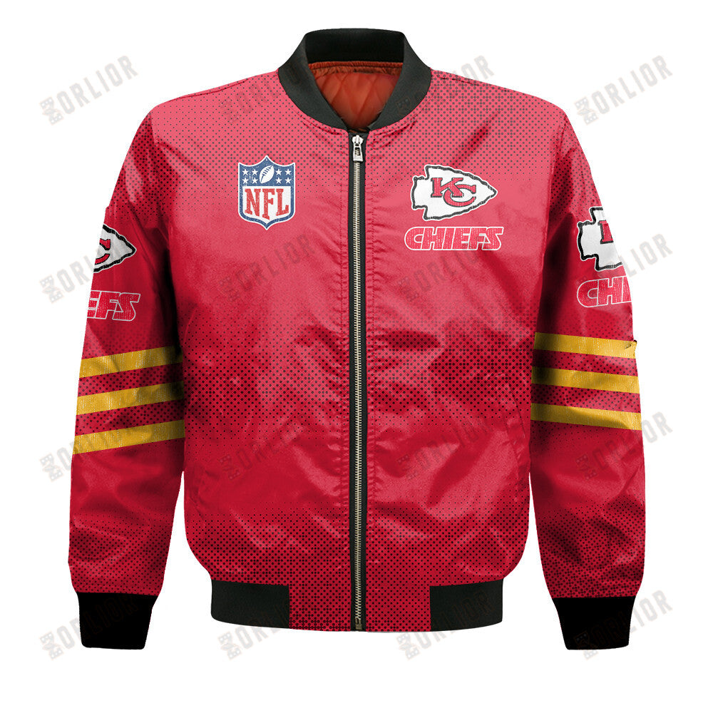 Kansas City Chiefs Football Team Proud Of Every Championship Win Bomber Jacket