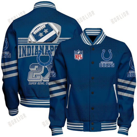 Indianapolis Colts Football Team Proud Of Every Championship Win Unisex Varsity Jacket