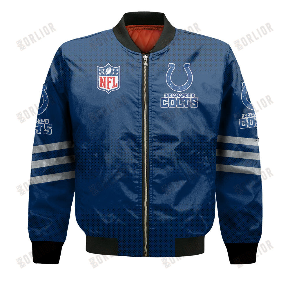 Indianapolis Colts Football Team Proud Of Every Championship Win Bomber Jacket