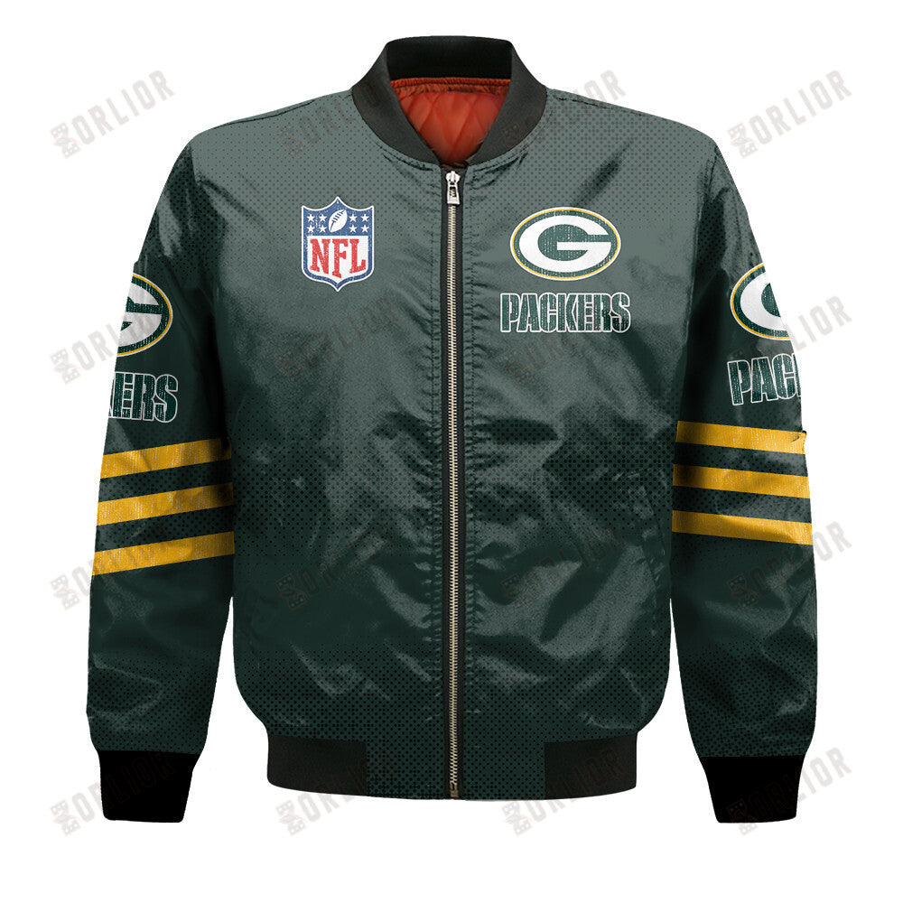 Green Bay Packers Football Team Proud Of Every Championship Win Bomber Jacket