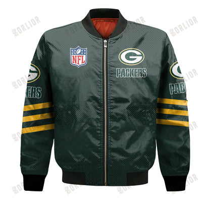 Green Bay Packers Football Team Proud Of Every Championship Win Bomber Jacket