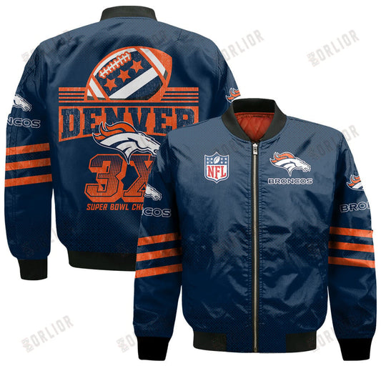 Denver Broncos Football Team Proud Of Every Championship Win Bomber Jacket