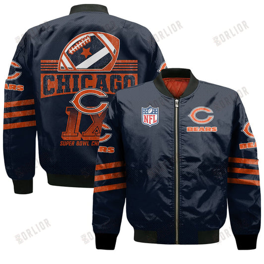 Chicago Bears Football Team Proud Of Every Championship Win Bomber Jacket