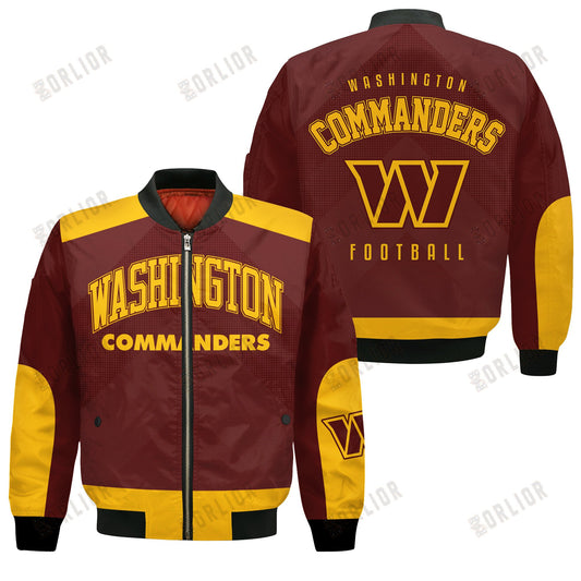 Washington Commanders Football Team 2024 - 25 Stay Ahead Of The Trend Bomber Jacket
